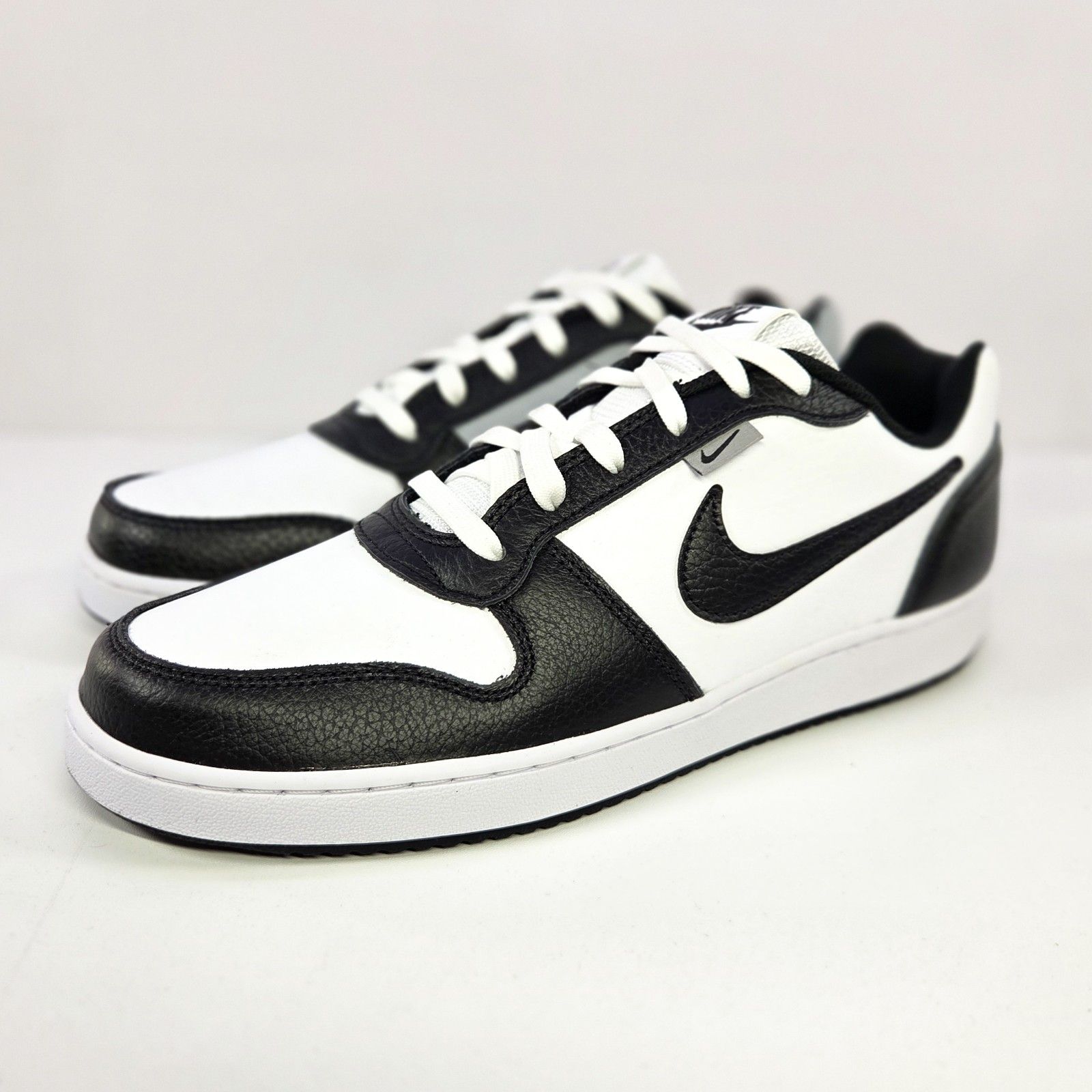 Nike Ebernon Low Premium White Black Wolf Grey 105m Brand New Aq1774102